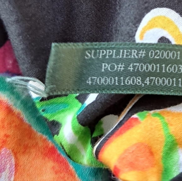 Ralph Lauren floral Unisex Blouse 3/4 sleeve multicolor top - Picture 7 of 13